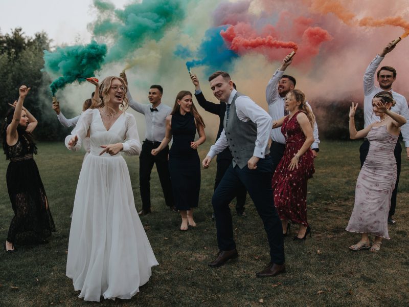 Race Dymne podczas wesela